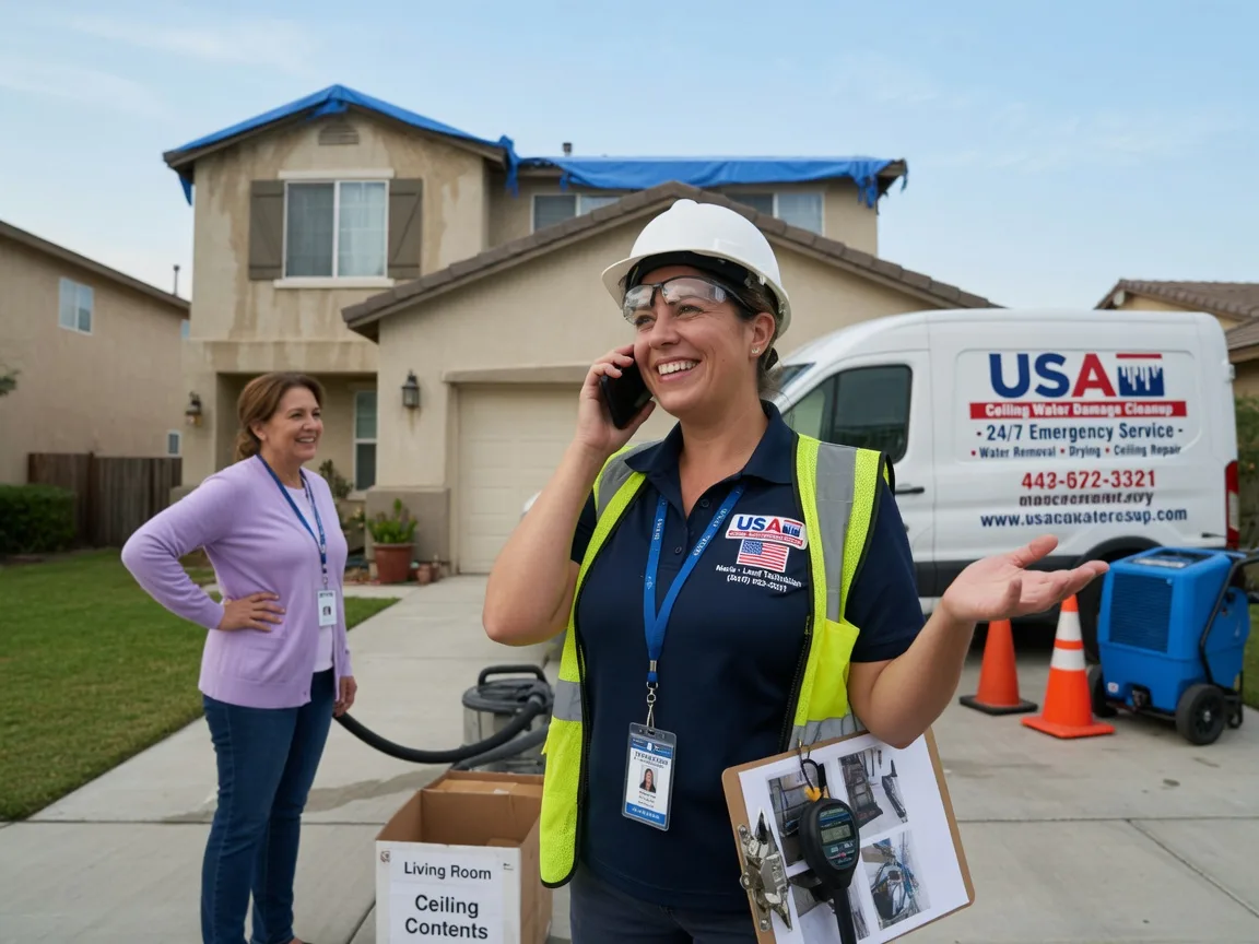 Ceiling Water Damage Restoration Erhard, MN FAQs